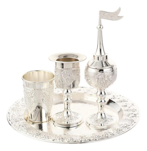 Conjunto De Havdalah De Jerusalém - 4 Peças