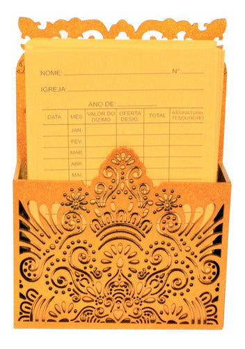 Porta Envelope Para Igreja Dízimos E Oferta + Envelopes