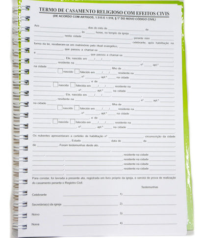 Livro Para Secretaria Da Igreja -dizimista/caixa/membros Etc