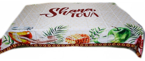 Toalha Forro De Decoração Judaico Mesa De Jantar Shaná Tova