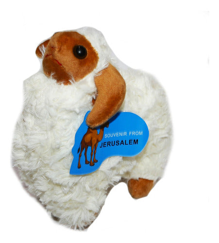 Carneiro De Pelúcia Com Som Ovelha Chifre Decoração Israel