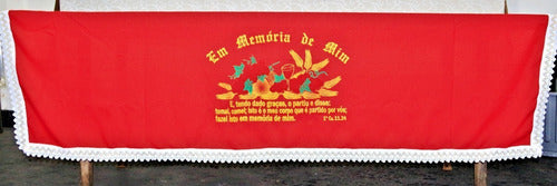 Toalha Forro De Decoração Para Santa Ceia  2 Metros