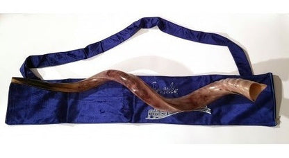 Capa De Shofar De Antílope 110 Cm Veludo - Jerusalém Israel