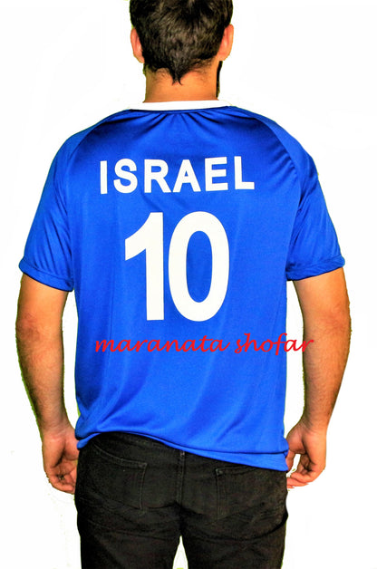 Camisa Seleção De Futebol De Israel N° 10 - Adulto