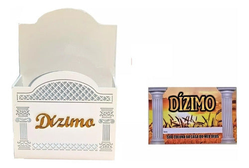 Porta Envelope Para Igreja Dízimos E Oferta + 100 Envelopes