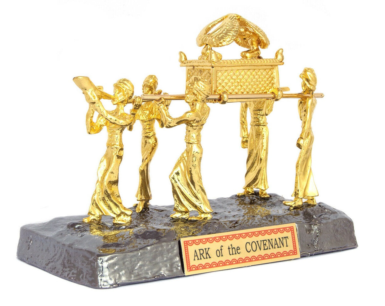 Levitas Com Arca Da Aliança Banhado A Ouro - Import Israel